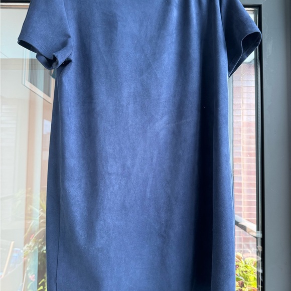 Wayf blue suede dress. Size L. - Picture 2 of 2